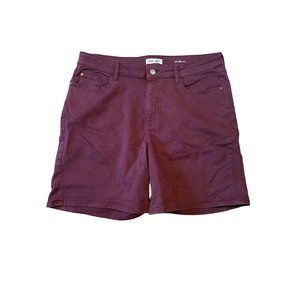 Warp + Weft  Boyfriend Short Lisbon Vineyard Wine Size 18 Womens